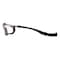 Pyramex Crossovr, Safety Glasses, Anti-Fog & Anti-Scratch, Clear Lens, Black/Gray Frame SBG10610DT - alternate 2